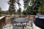 Deck with Gas Grill, Outdoor Seating and Views